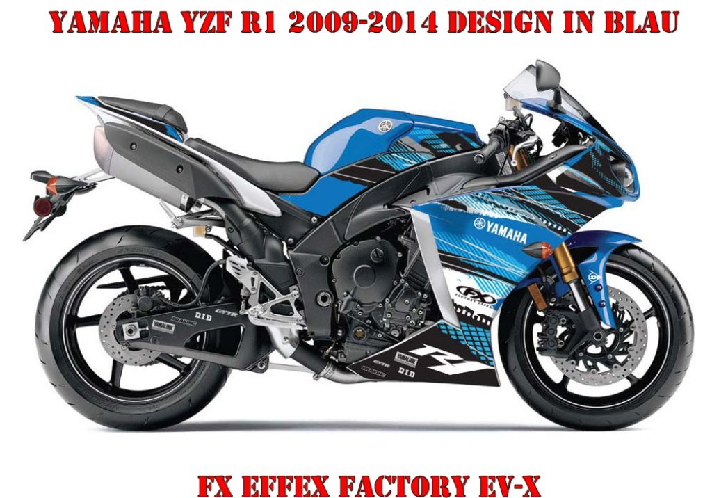 EV-X Blau für Yamaha YZF R1 2004-2006